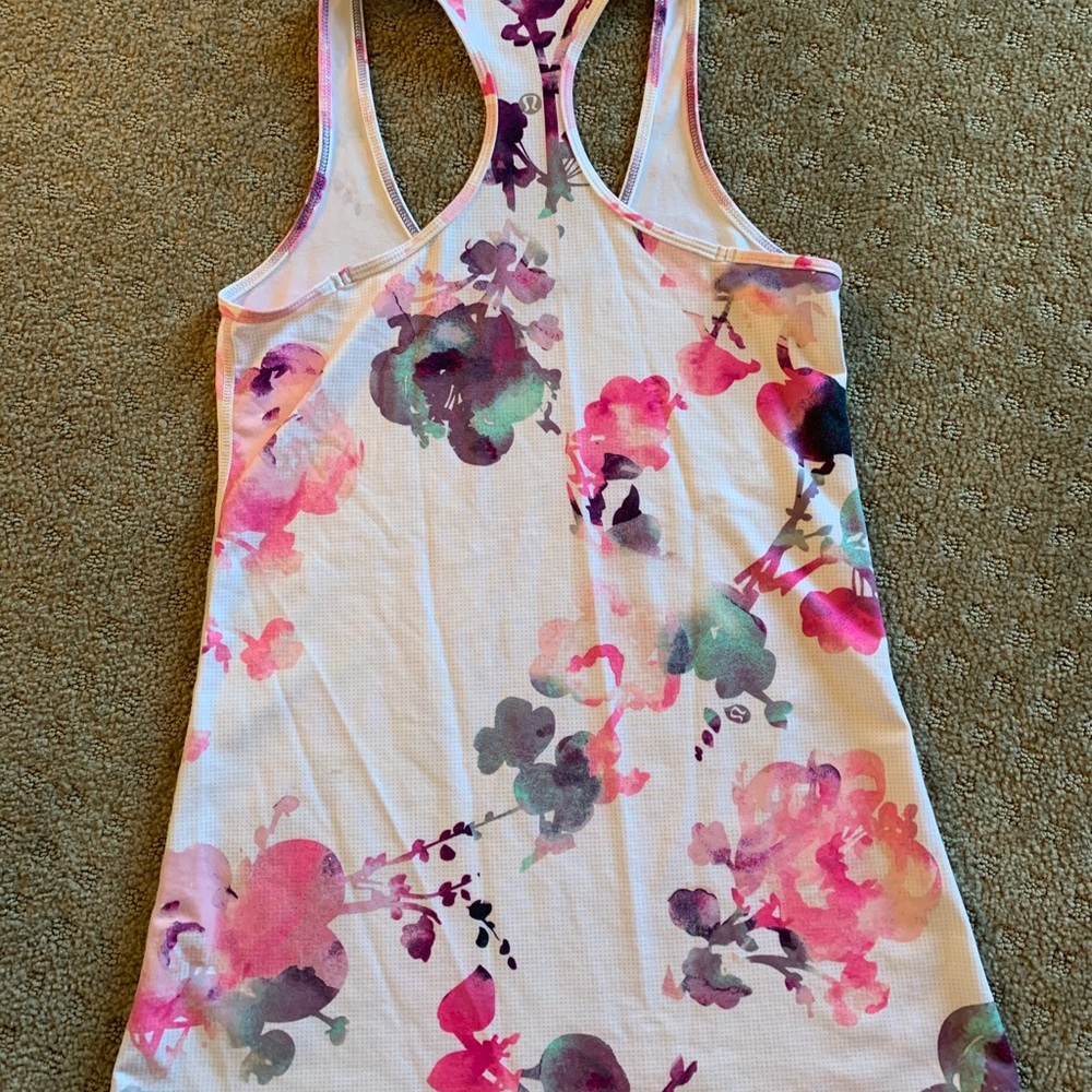 Lululemon Floral Racerback Tank